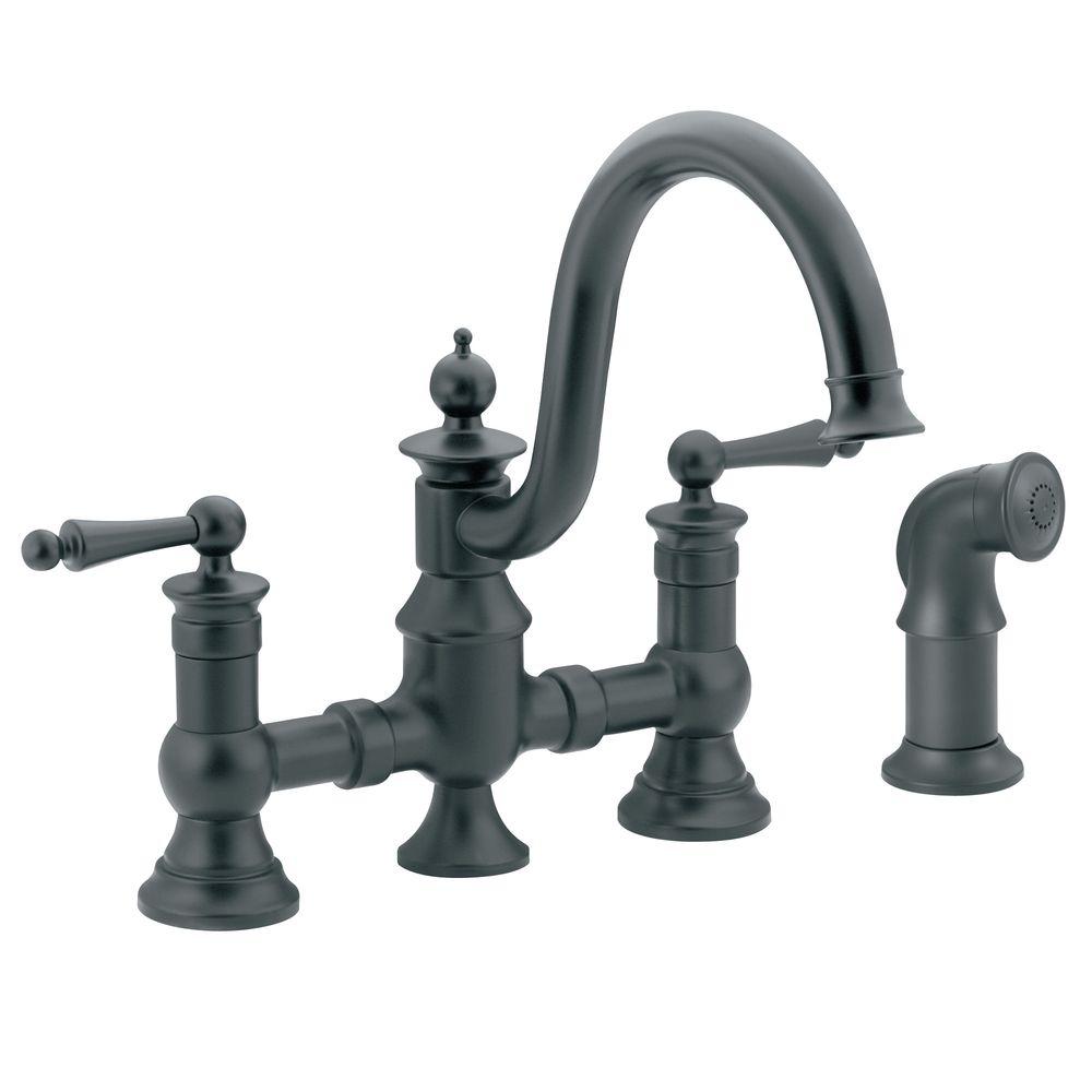 Wrought Iron Moen Bridge Faucets S713wr 64 1000 