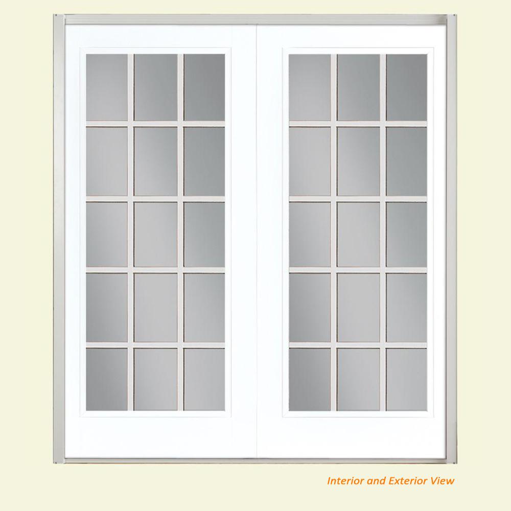 Double Door French Patio Door Patio Doors Exterior Doors The Home Depot