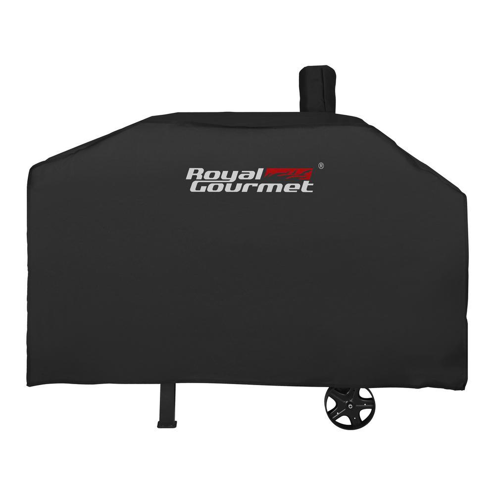 Royal Gourmet 59 in. L HeavyDuty Outdoor Black Oxford Grill Cover