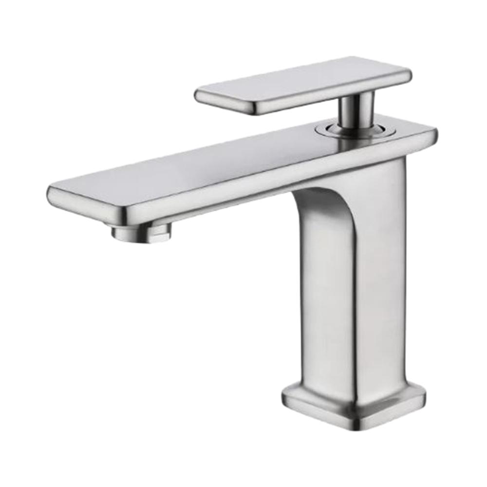 Vanity Art 7.4 in. Single Hole Single-Handle Lever Vessel Bathroom Faucet in Chrome, Grey was $97.0 now $67.9 (30.0% off)