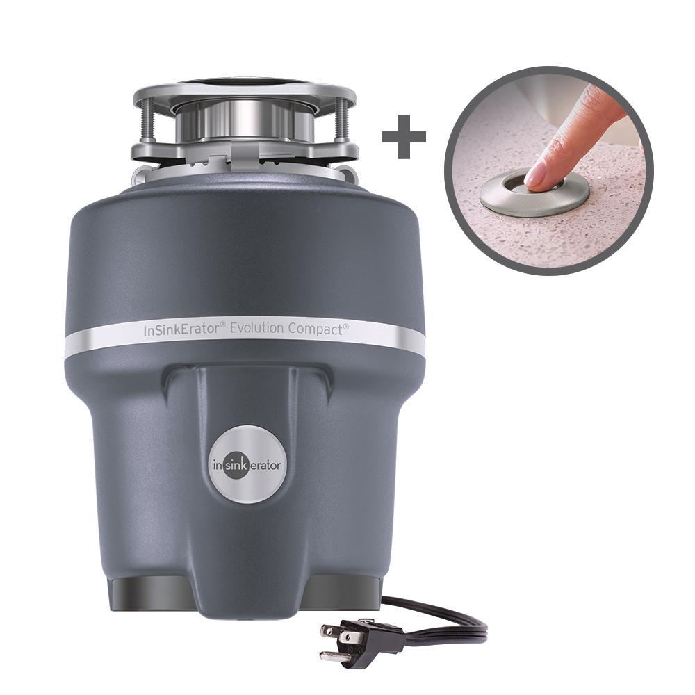 InSinkErator Evolution Compact 3/4 HP Continuous Feed Garbage Disposal