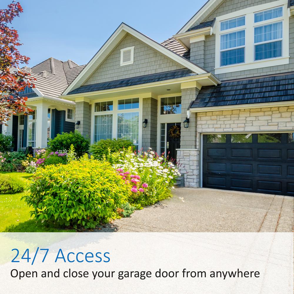 momentum garage door opener google home