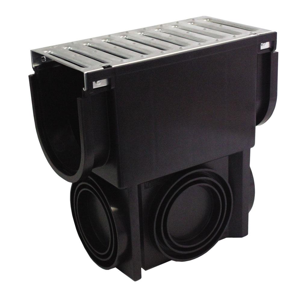 U.S. TRENCH DRAIN Deep Series Slim Drainage Pit and Catch Basin for