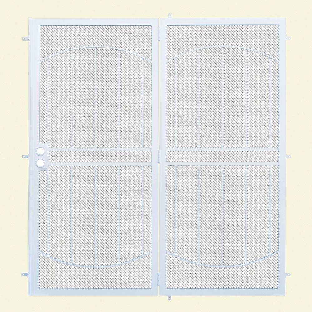 Unique Home Designs 72 in. x 80 in. ArcadaMAX White Projection Mount