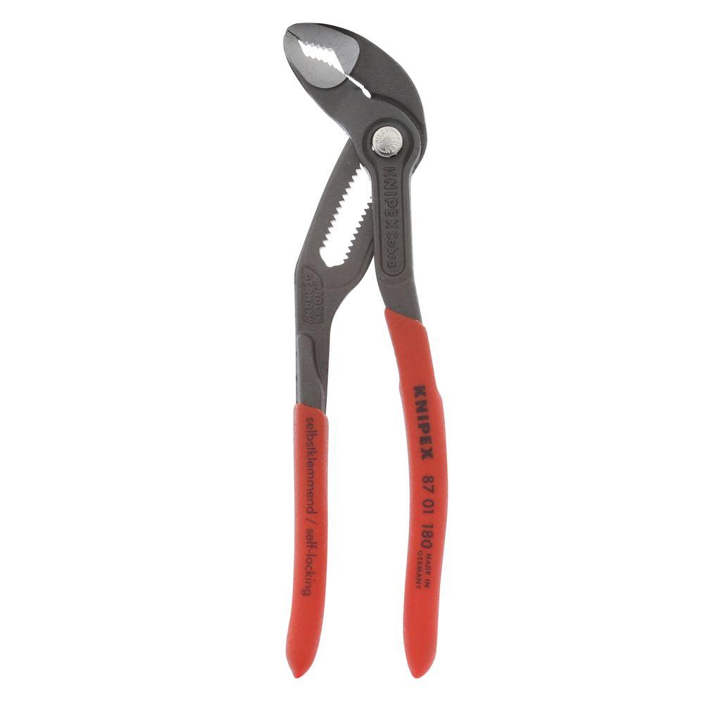KNIPEX Heavy Duty Steel 6 in. Mini Cobra Pliers with 61 HRC