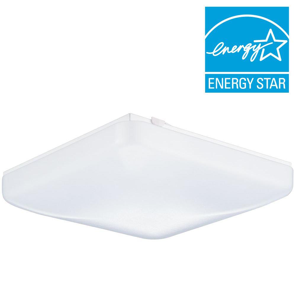 Lithonia Lighting 15 In White Led Low Profile Residential Square Lithonia Lighting 15 In White Led Low Profile Residential Square Flushmount