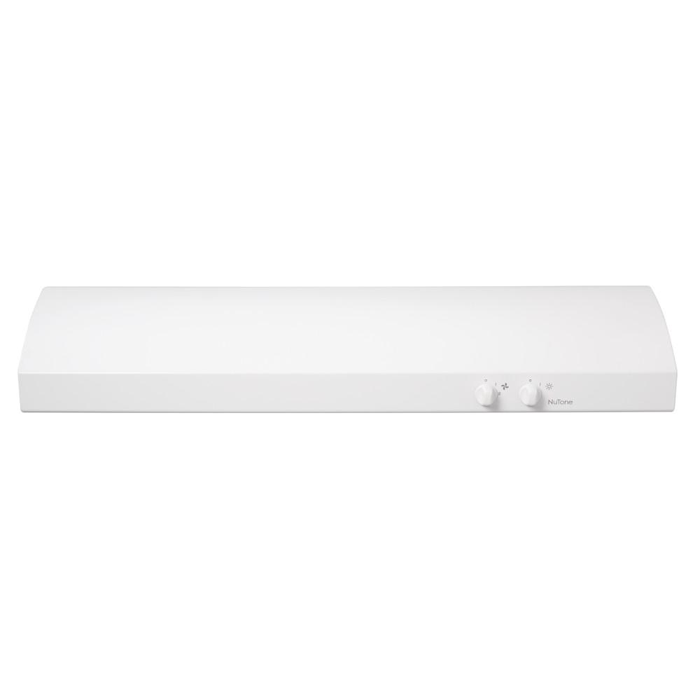 Broan-NuTone 30 in. Convertible Under the Cabinet Range Hood with Light in White