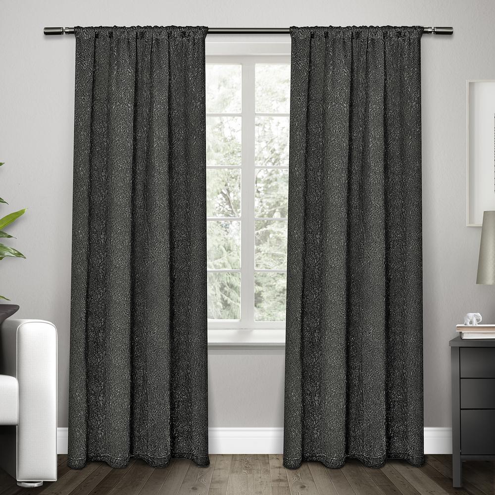 Burlap Room Darkening Curtains Curtains Drapes The Home Depot