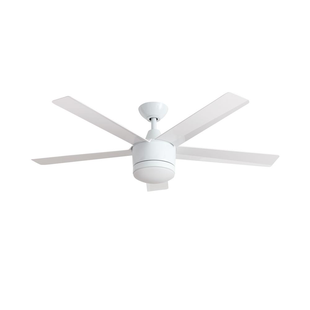  Home  Decorators  Collection  Merwry 52 in LED White Ceiling  