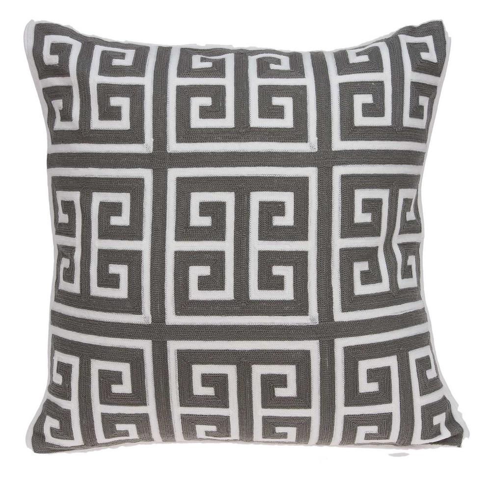 gray pillow covers