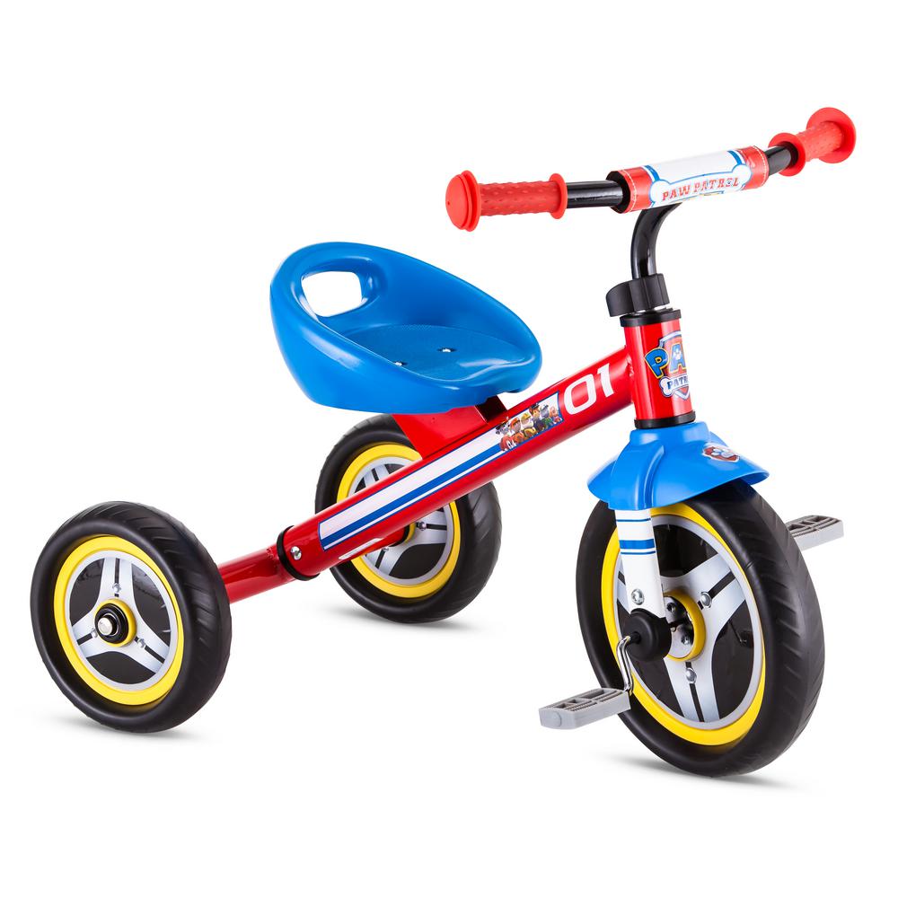 red paw patrol bike