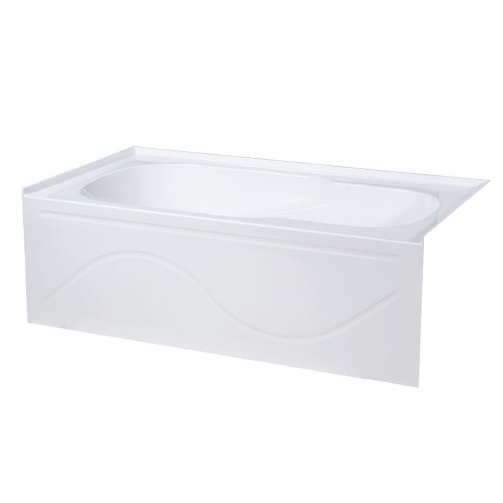 Swiss Madison Ivy 60 in. x 30 in. Left Hand Drain Rectangular Alcove