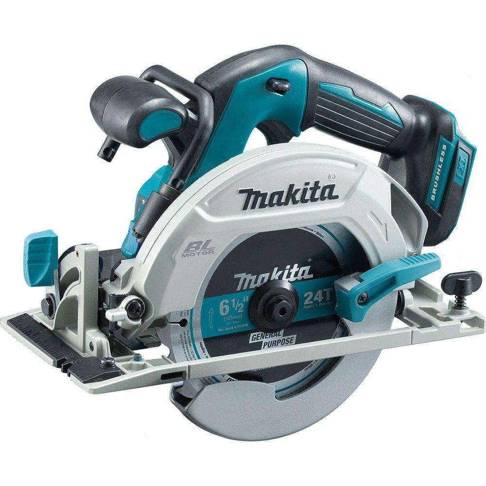 Photo 1 of 18-Volt LXT Lithium-Ion Brushless Cordless 6-1/2 in. Circular Saw with Electric Brake and 24T Carbide Blade (Tool-Only)