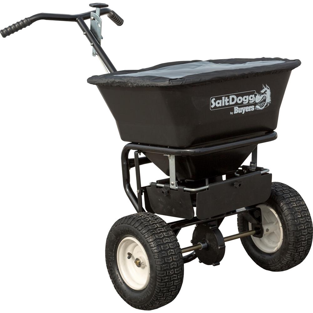 SaltDogg 31.5 inch 1600 oz. Walk-Behind Salt Spreader by SaltDogg