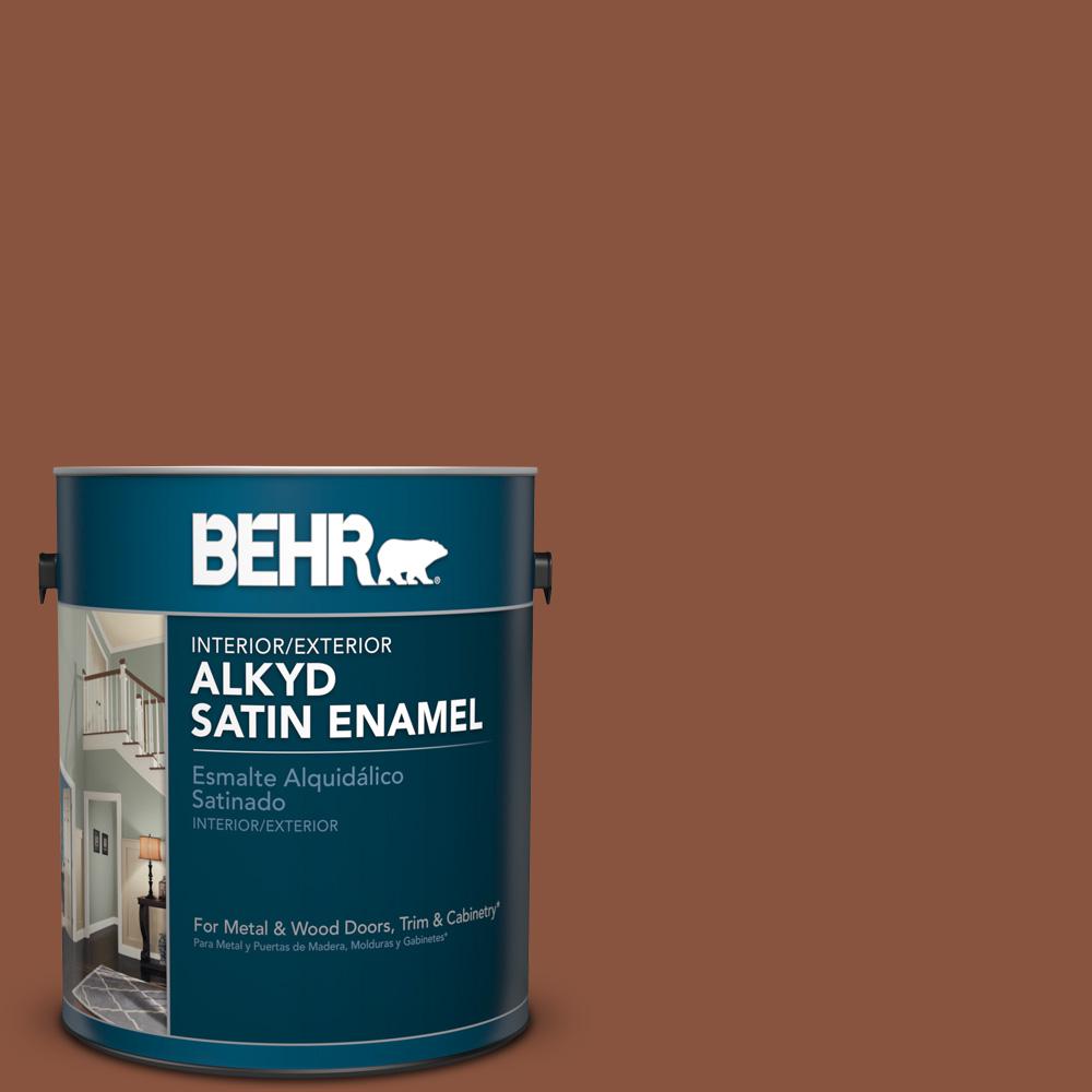 BEHR Premium Plus 1gal. S4104 Copper Patina Satin Enamel Exterior