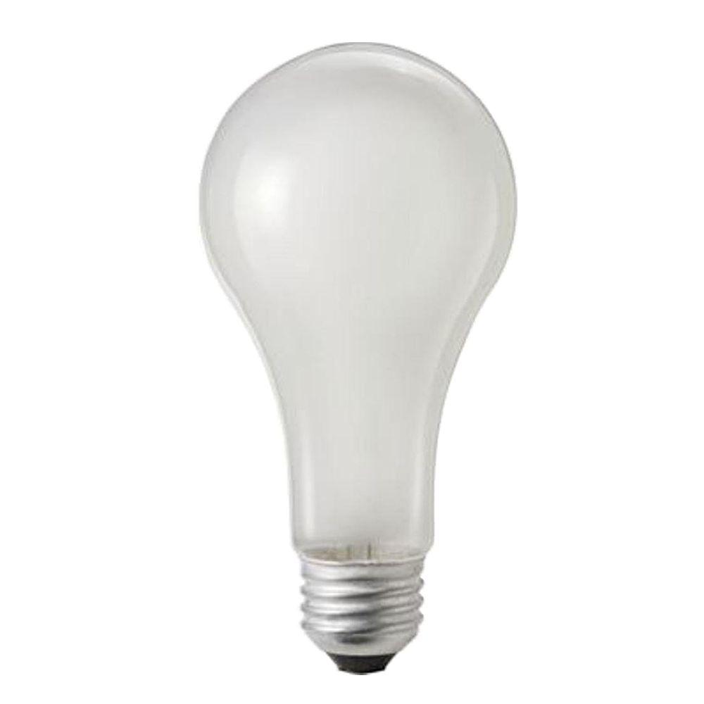 Philips 100Watt Incandescent A21 High Voltage (277Volt) Frosted Light