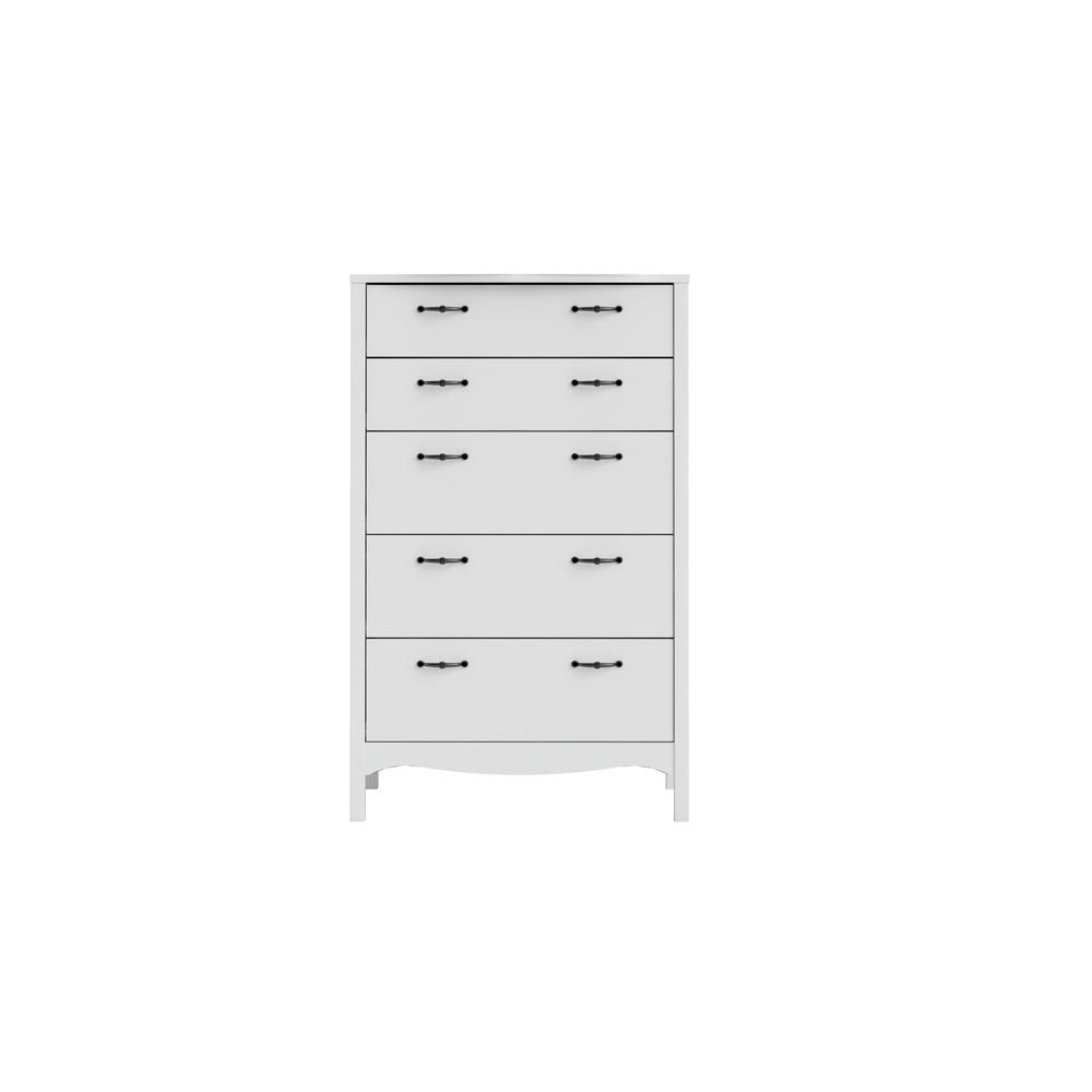 Tvilum Biscayne 5 Drawer White Chest Of Drawers 707324949 The