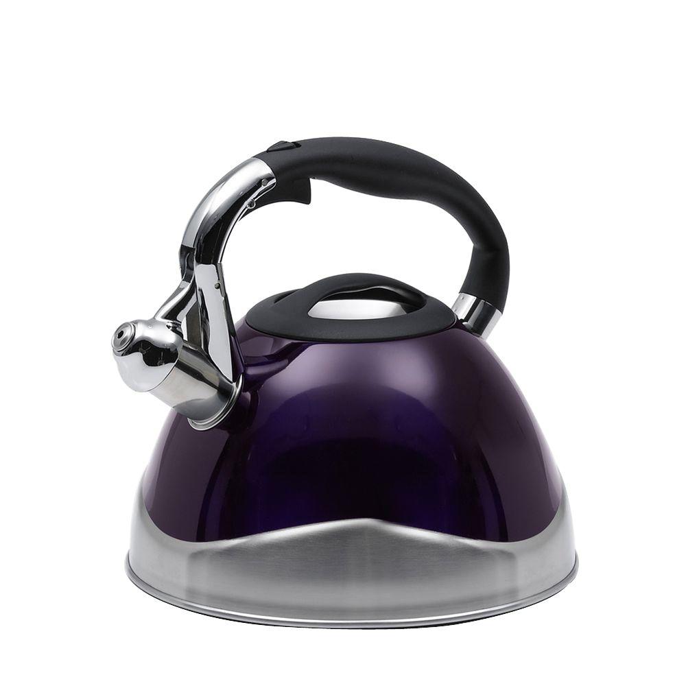 Creative Home Crescendo 12 4 Cup Stovetop Tea Kettle In Purple 77050   Purple Creative Home Tea Kettles 77050 64 300 