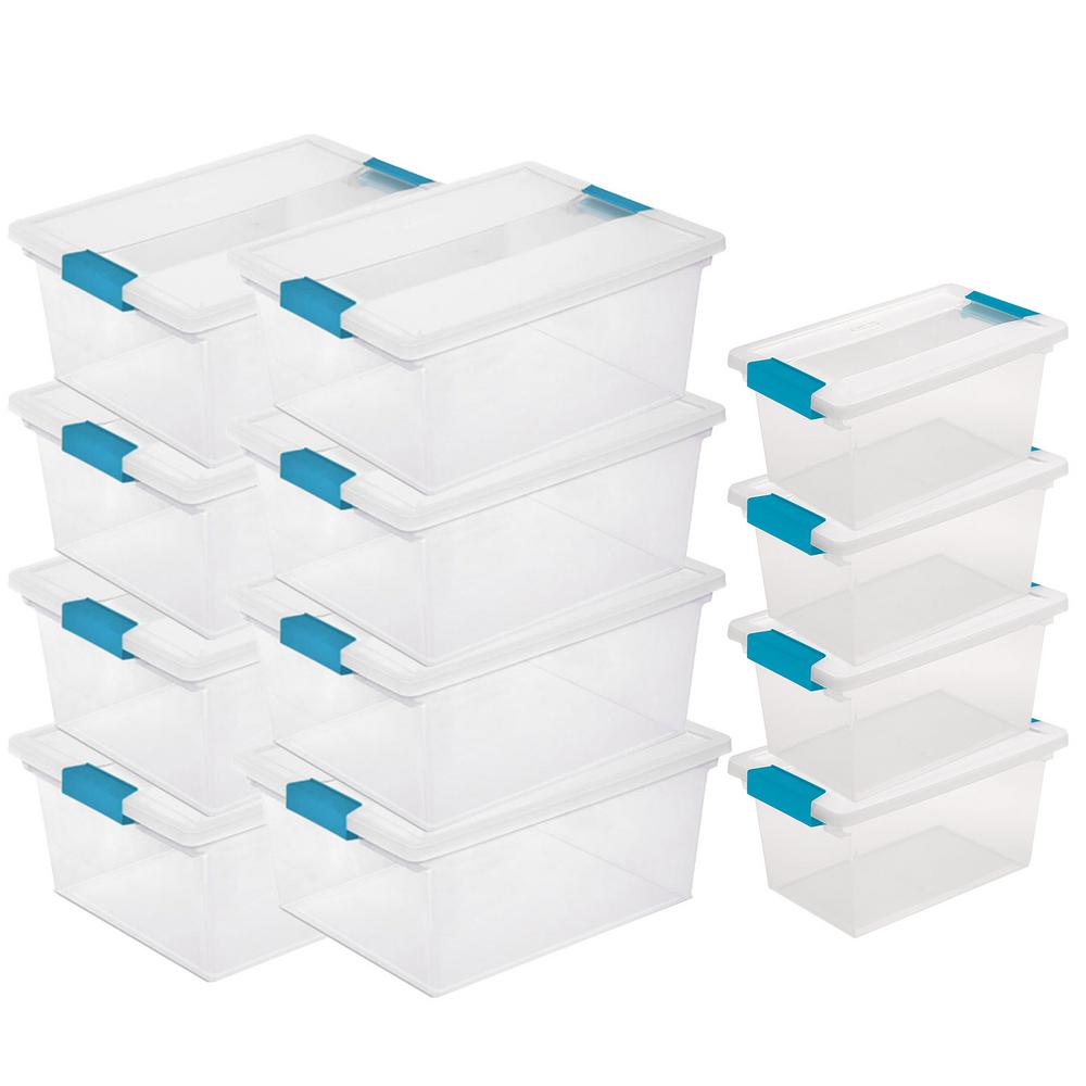 Sterilite 6.0 Qt. Divided Storage Case for Crafting and Hardware (6