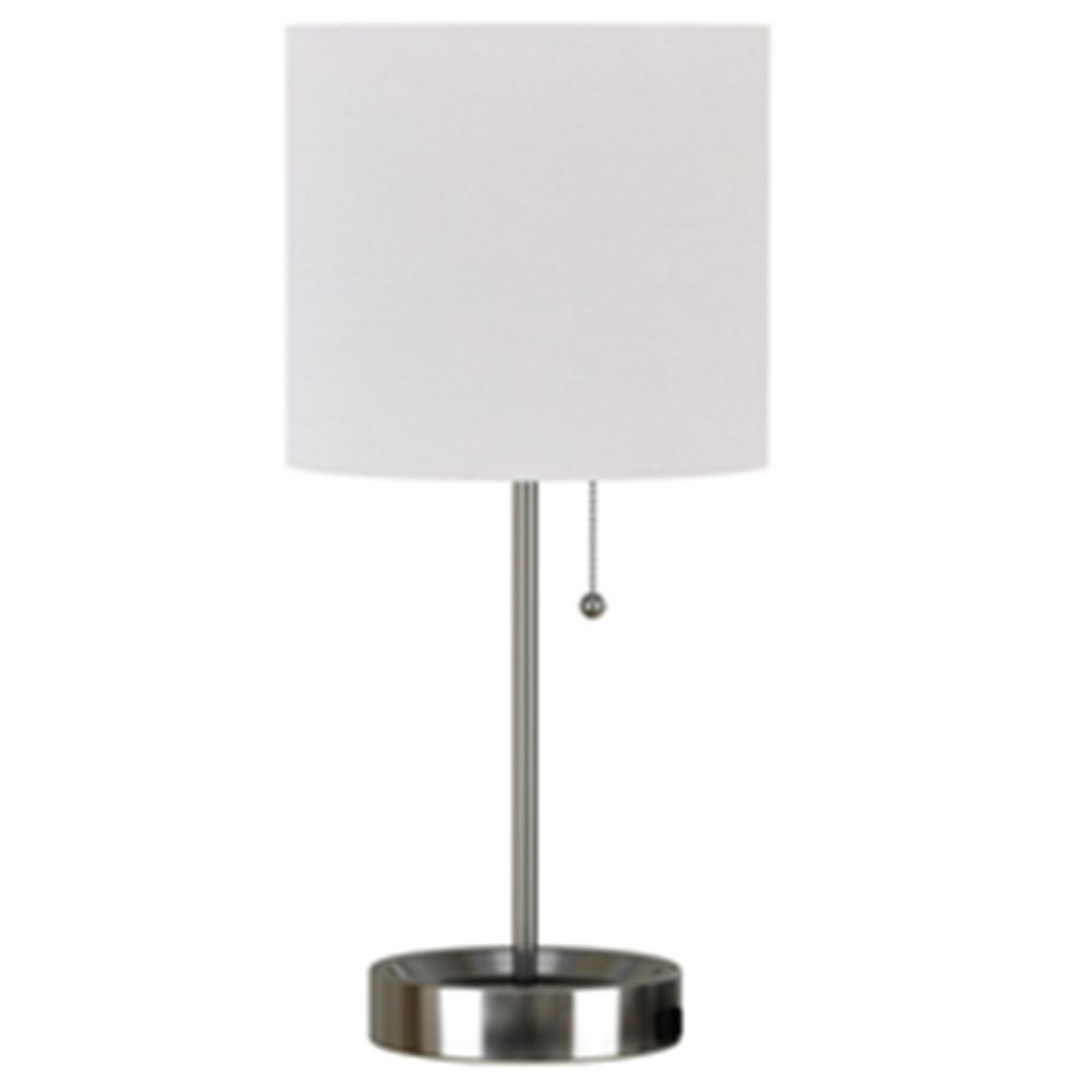 nickel table lamp