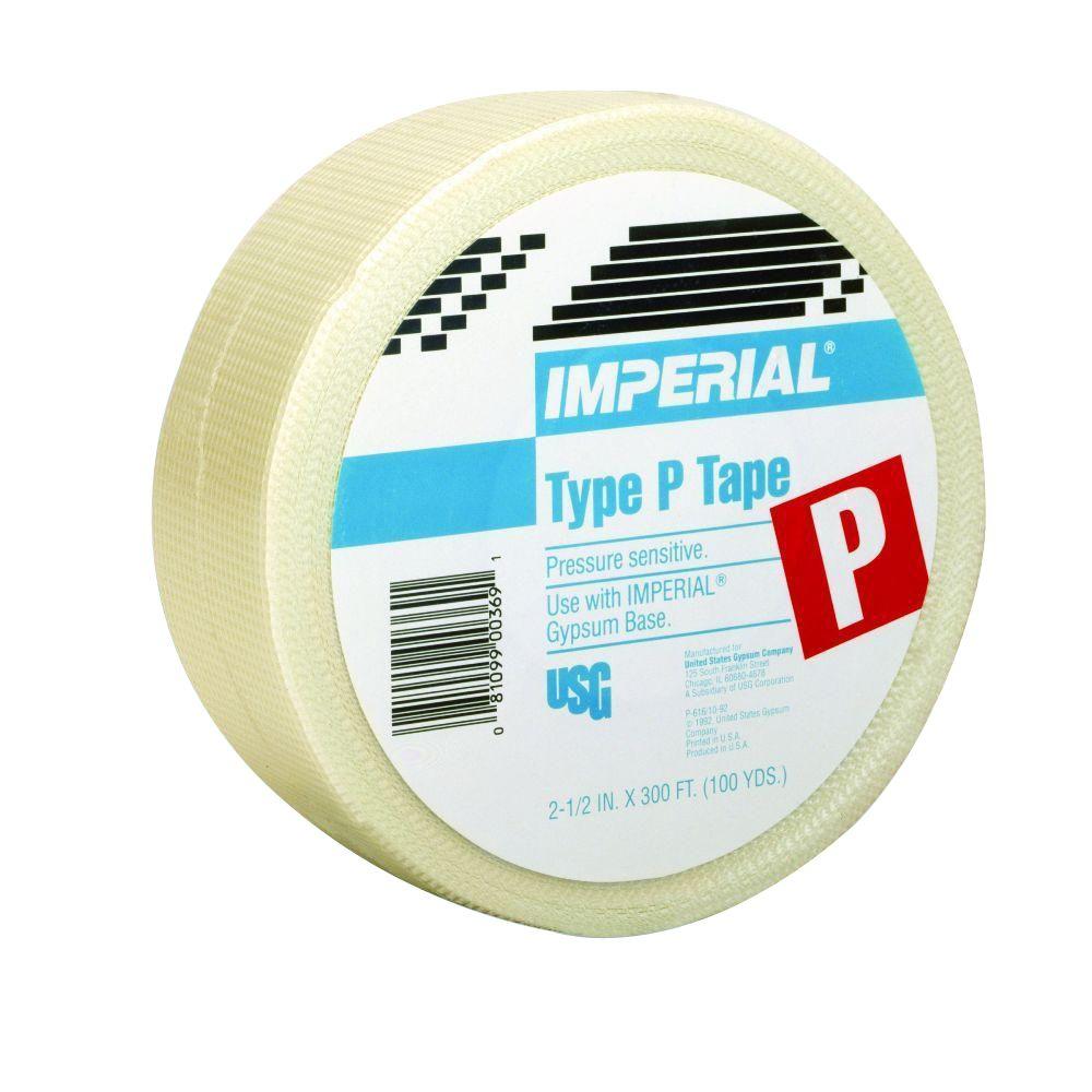 Imperial Brand Type P 2 1 In X 300 Ft Drywall Joint Tape 364820 Imperial Brand Type P 2 1 In X 300 Ft Drywall