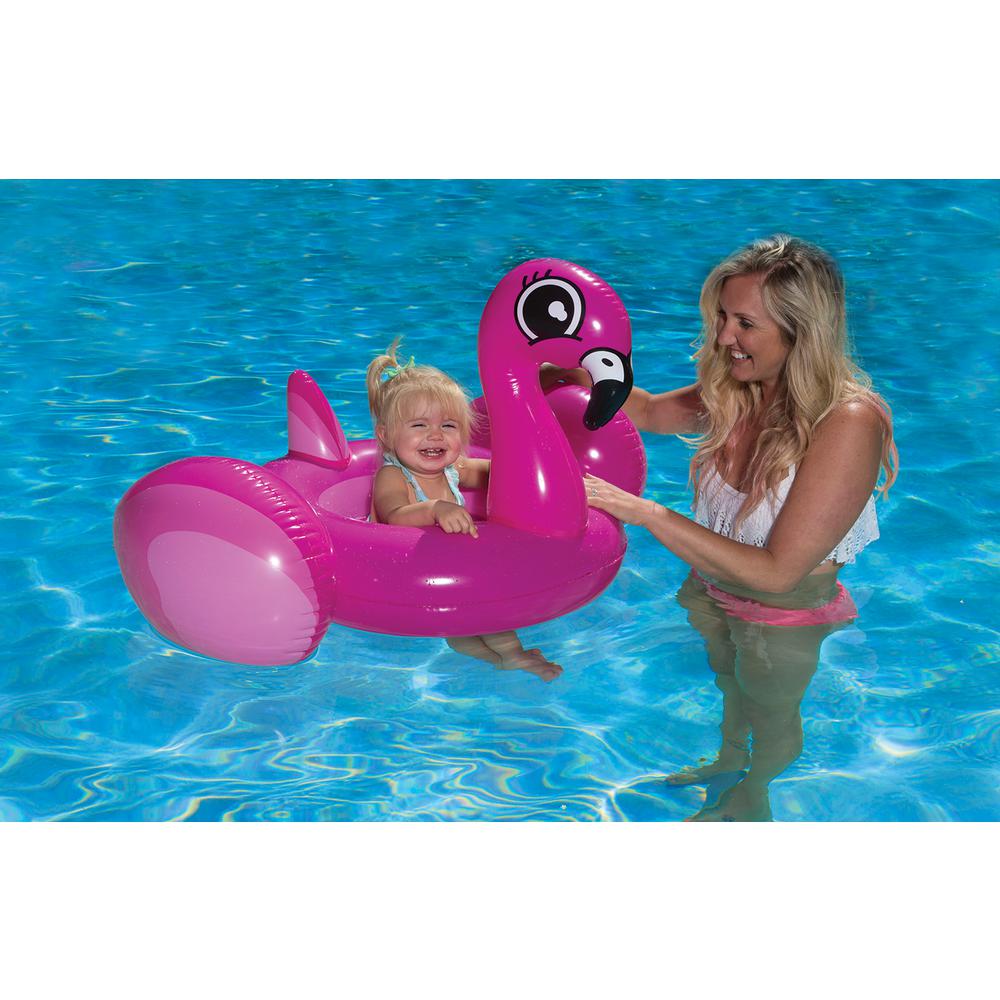 baby flamingo pool float