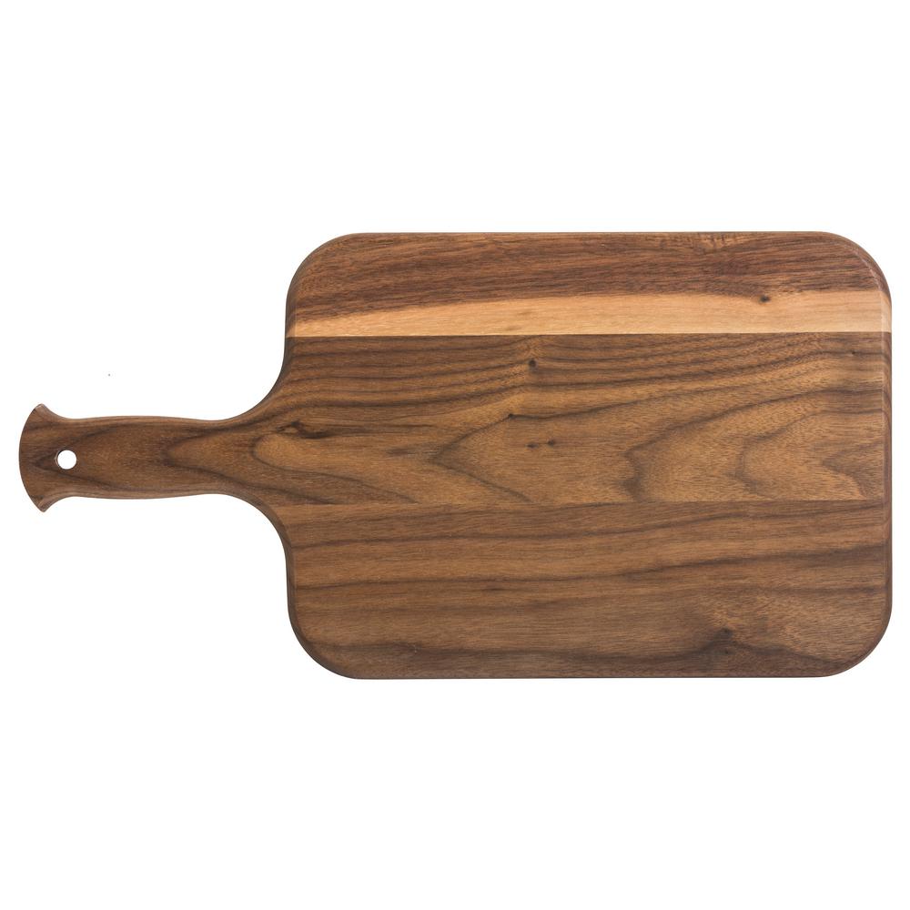 J K Adams Norwich 16 1 2 In X 8 Walnut Cheese Board With J K Adams Norwich 16 1 2 In X 8 Walnut Cheese Board With Handle Nor 1608 W The Home Depot