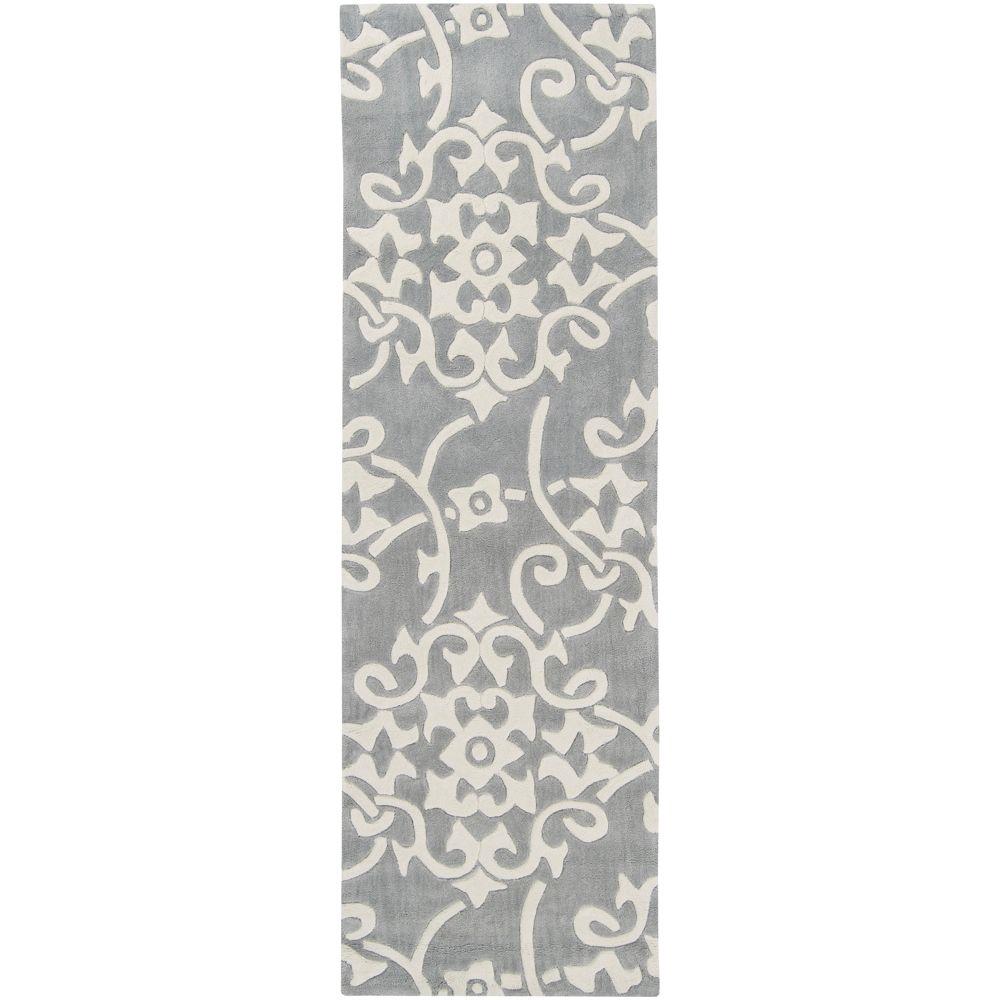 Artistic Weavers Meredith Silver Gray 3 ft. x 8 ft. Runner RugMERE