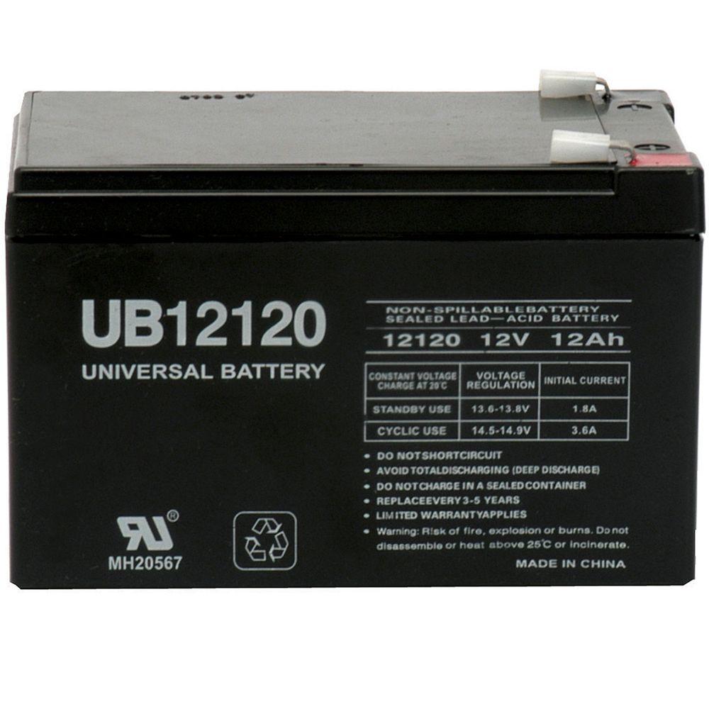 UPG SLA 12-Volt F2 Terminal AGM Battery-UB12120 - The Home Depot