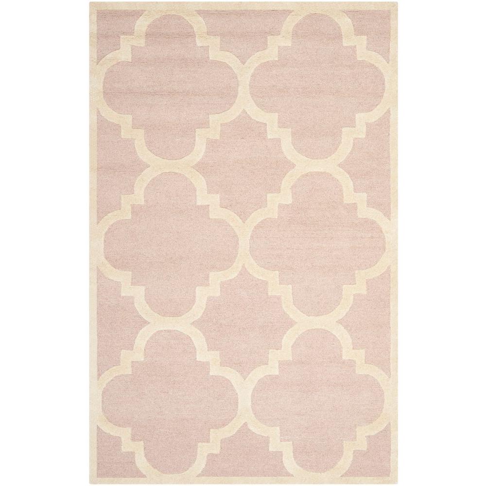Safavieh Cambridge Light Pink/Ivory 5 ft. x 8 ft. Area RugCAM140M5