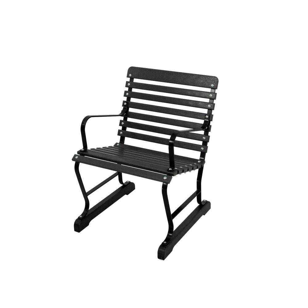 Ivy Terrace 22 In Black And Patio Arm Chair Ivb24fblbl The Ivy Terrace 22 In Black And Patio Arm Chair