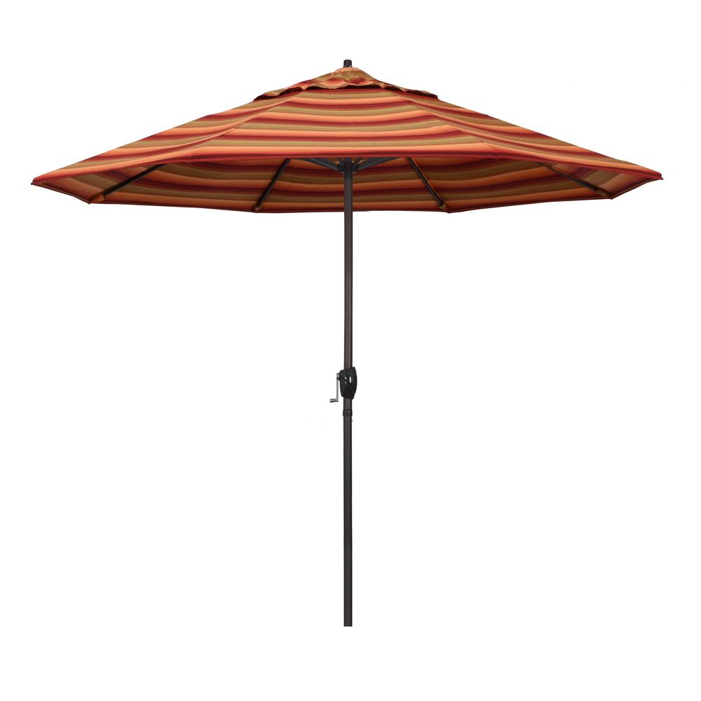 Multi Colored California Umbrella The Home Depot