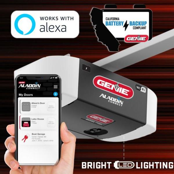 smart garage door opener alexa