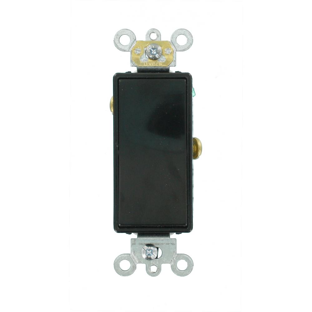 Black Light Switches Wiring Devices Controls The Home 15 Amp Decora Plus Commercial Grade Single Pole Rocker Switch