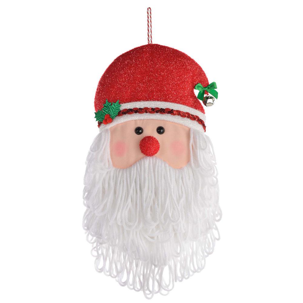 Amscan 21 In X 12 In Christmas Santa Plush Door Hanger 241629