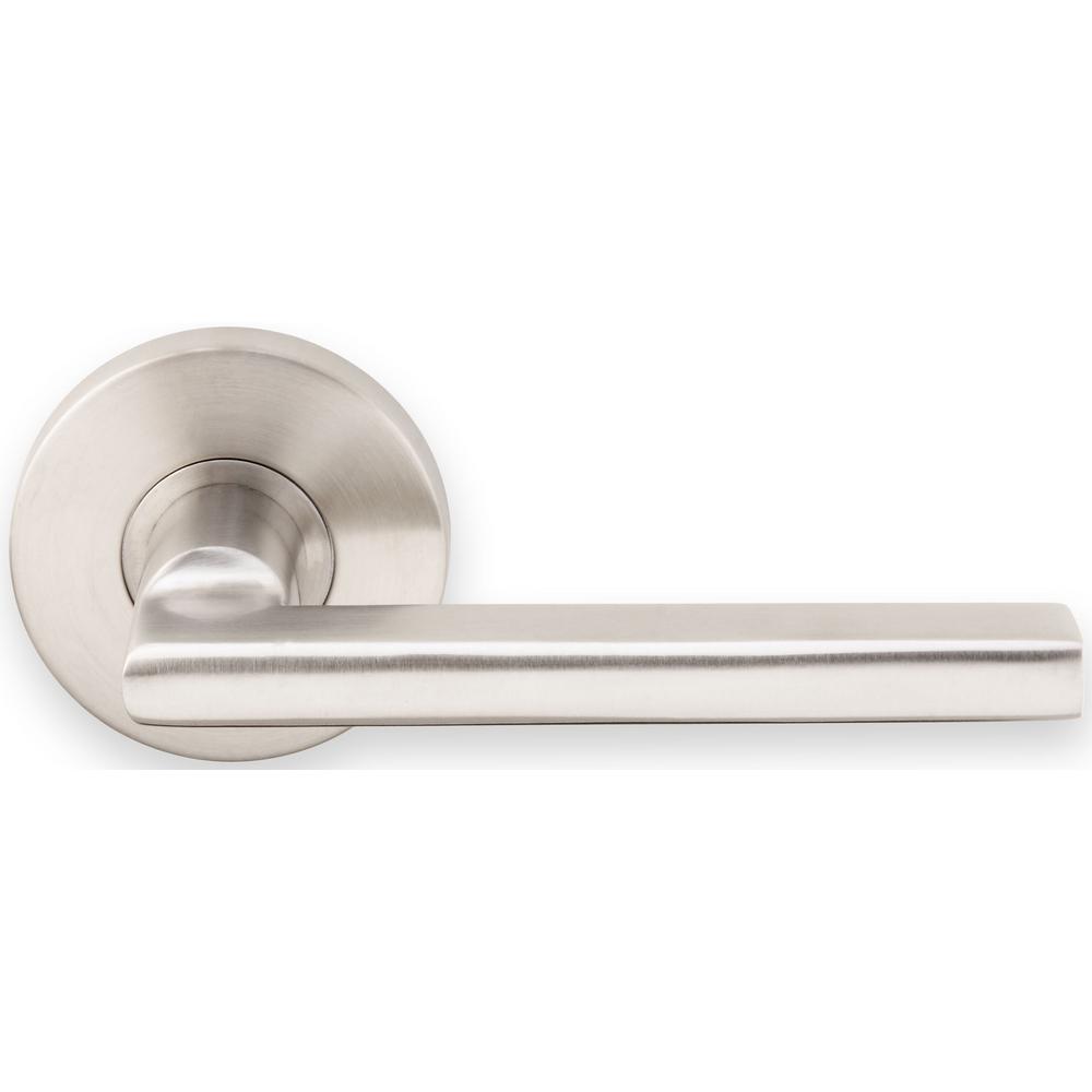Inox Bedroom Bathroom Door Levers Door Hardware The Home Depot