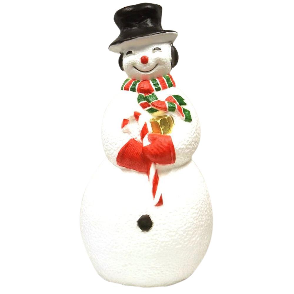 40 in. Large Snowman with Light-UP0049 - The Home Depot