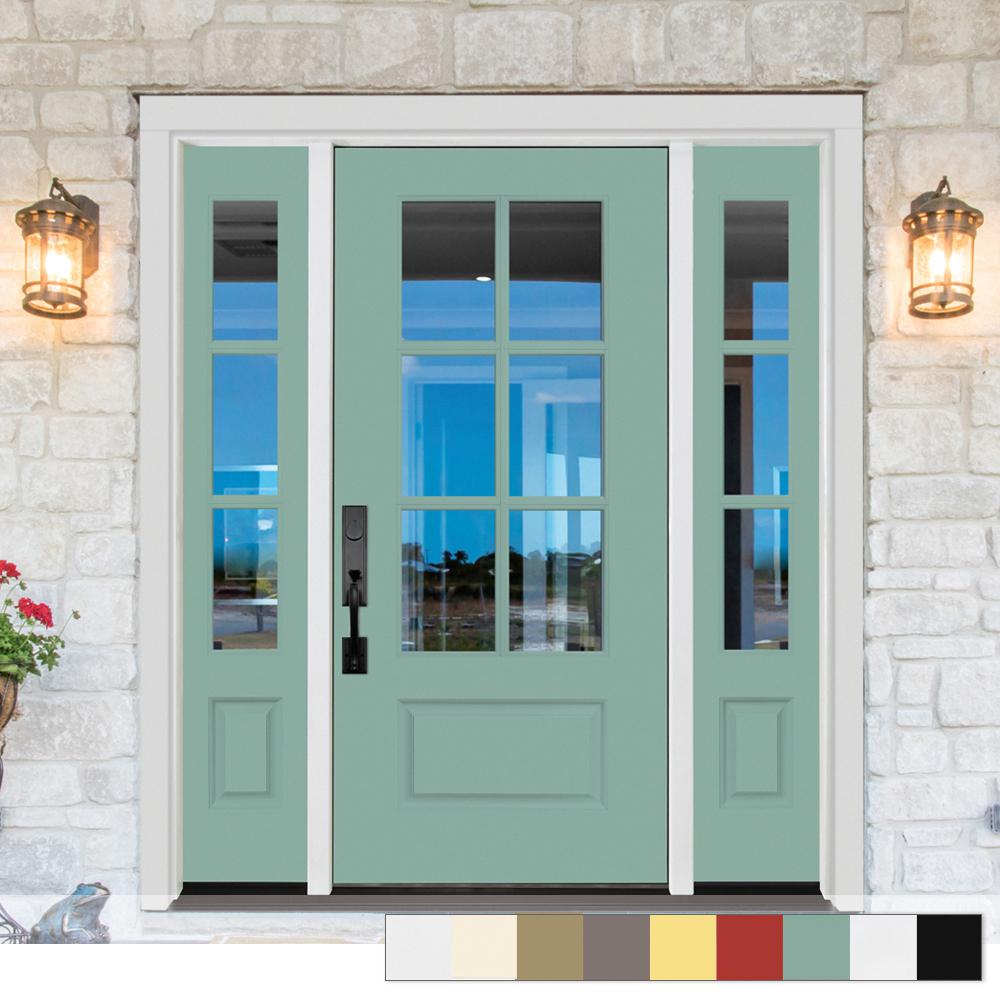 Legacy Collection Customizable Fiberglass Front Door