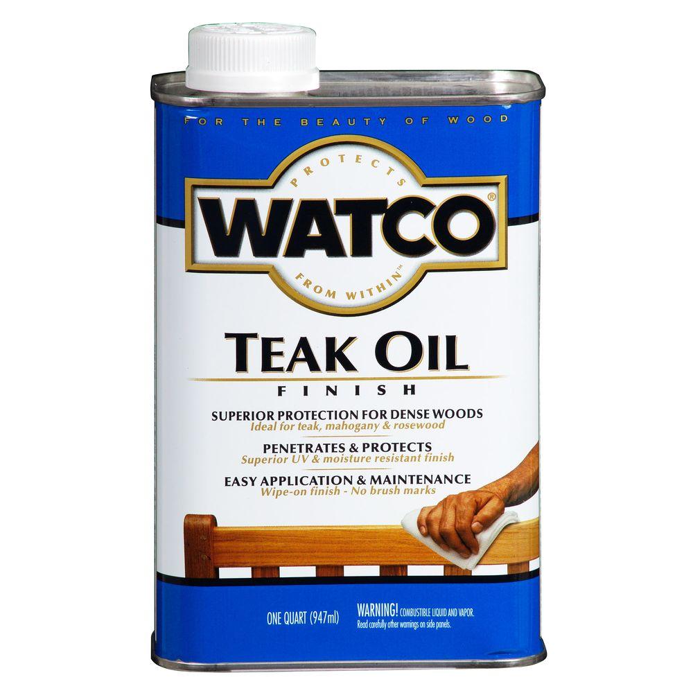 Watco 1 Qt Clear Matte Teak Oil A67141 The Home Depot