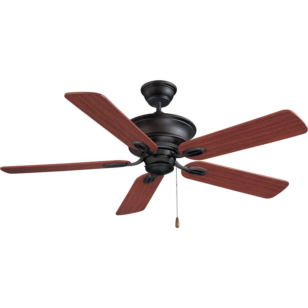 Volume Lighting Rainier 52 In Foundry Bronze Ceiling Fan V4145 65 Foundry Bronze Ceiling Fan