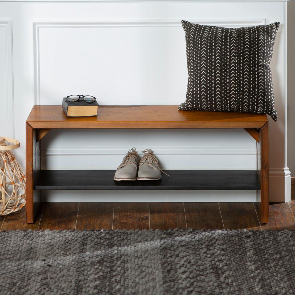 Walker Edison Furniture Company 58 Modern Farmhouse Wood Entryway