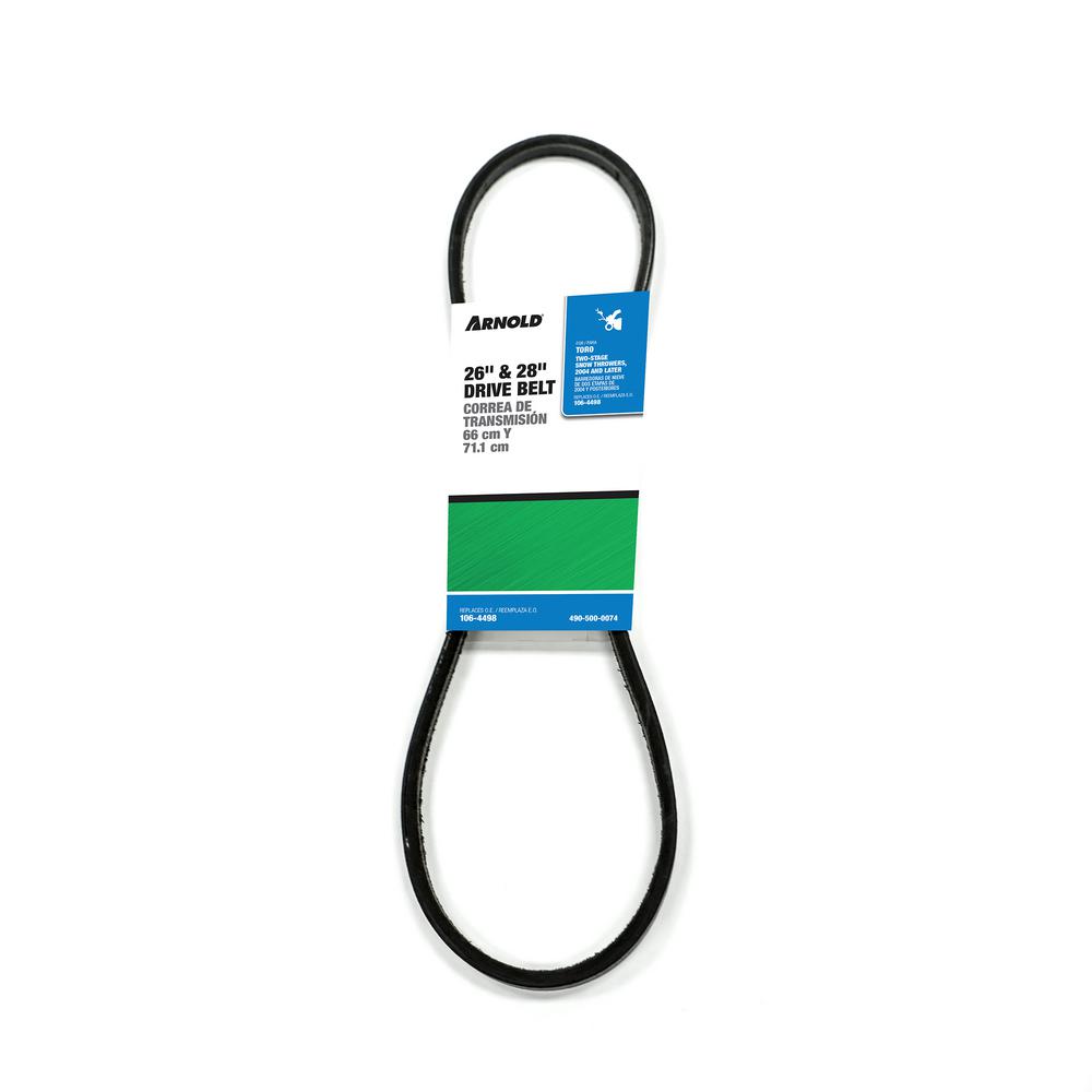Arnold Toro Replacement Drive Belt for 26 in. and 28 in. 2Stage Snow