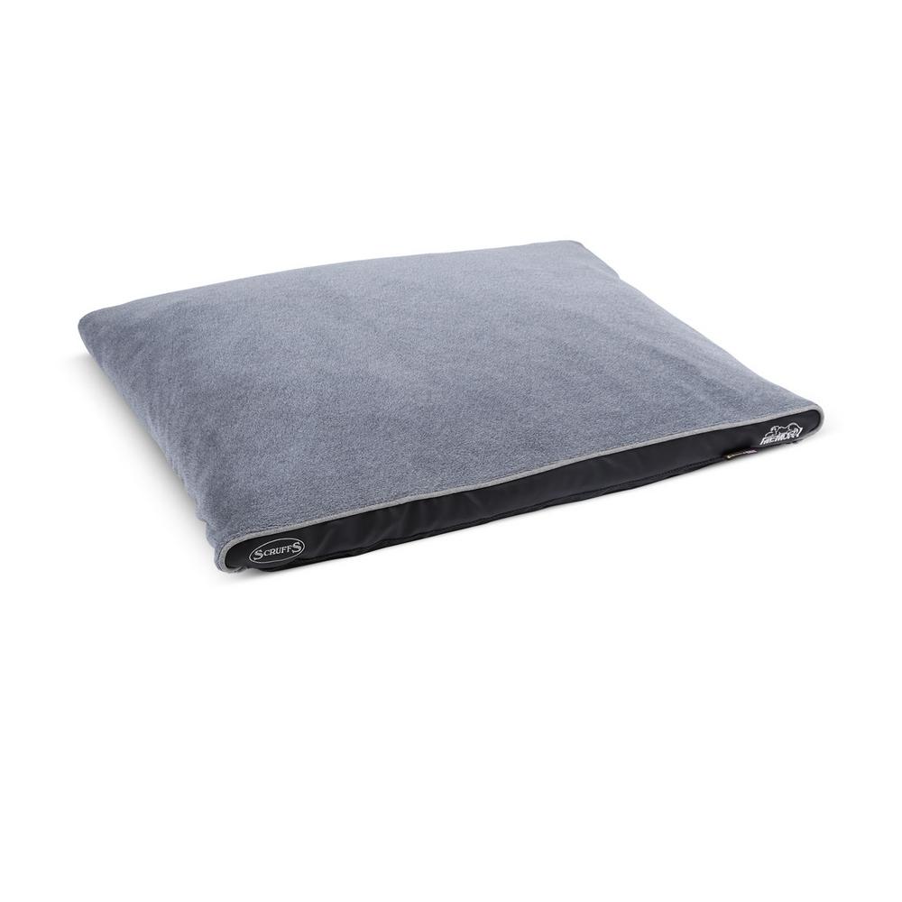 grey dog mattress