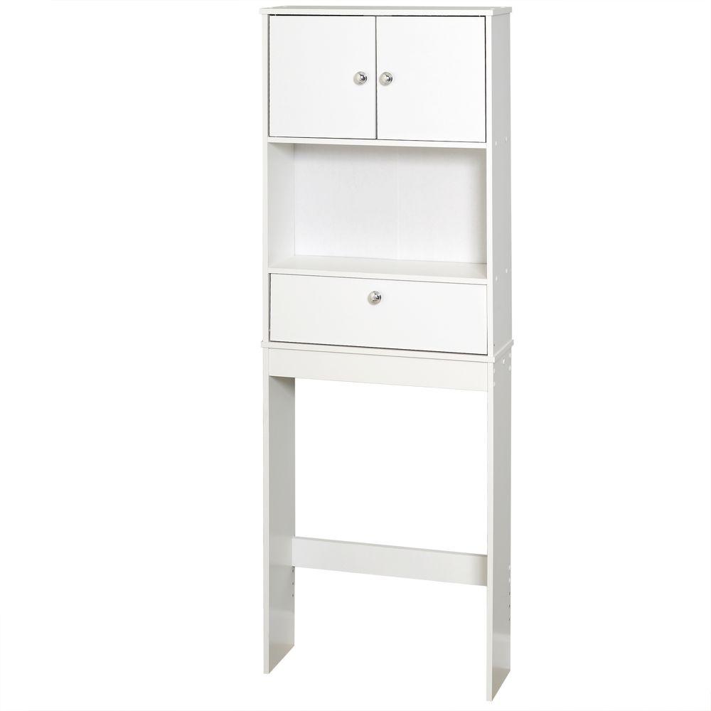 Zenna Home 23 In W X 64 1 2 H 7 19 50 D Over The Toilet Storage Cabinet White 9401w Depot - Over The Toilet Storage Home Depot Zenna Home 23 In W X 64 1 2 H 7 19 50 D Over The Toilet Storage Cabinet White 9401w Depot - Over The Toilet Storage Home Depot