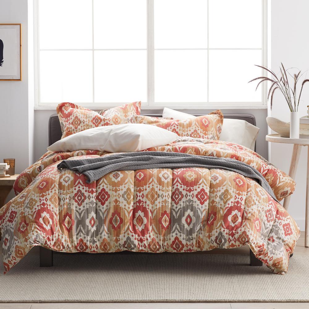 The Company Store Merrill Wrinkle Free Multicolored Geometric