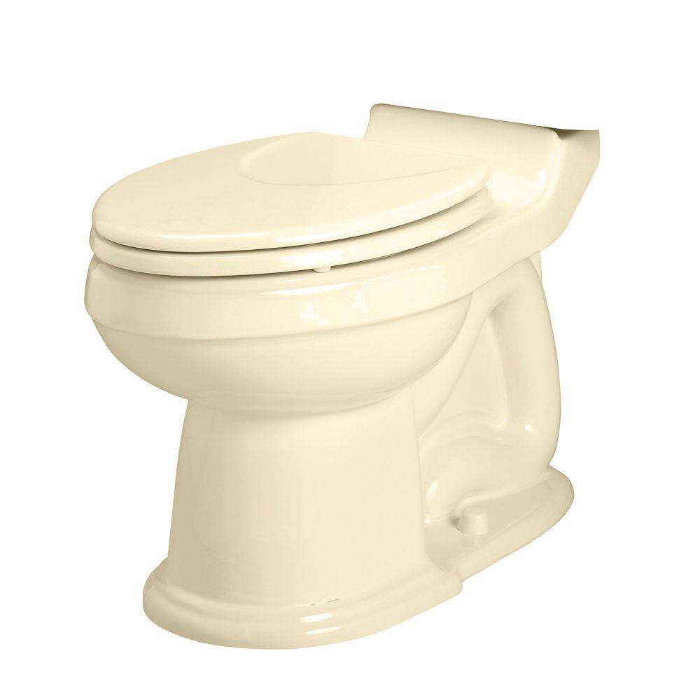 American Standard Oakmont Champion Right Height Elongated Toilet Bowl Only Less Seat in Bone