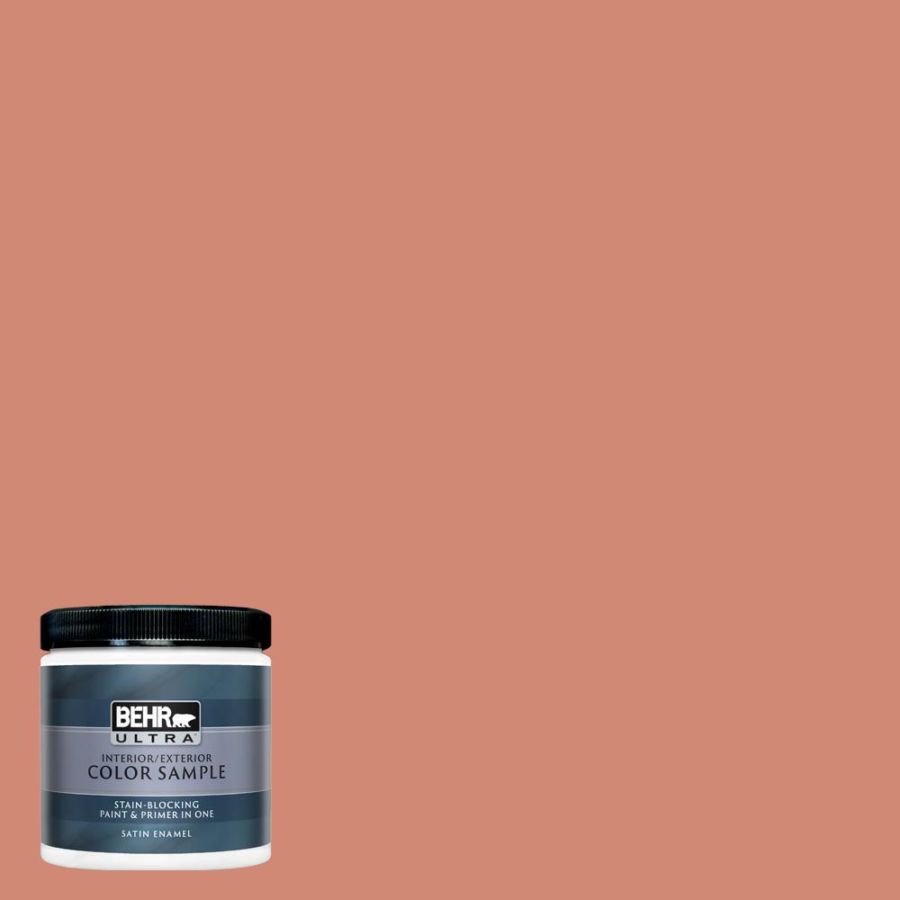 Behr Ultra 8 Oz M190 5 Fireplace Glow Satin Enamel Interior