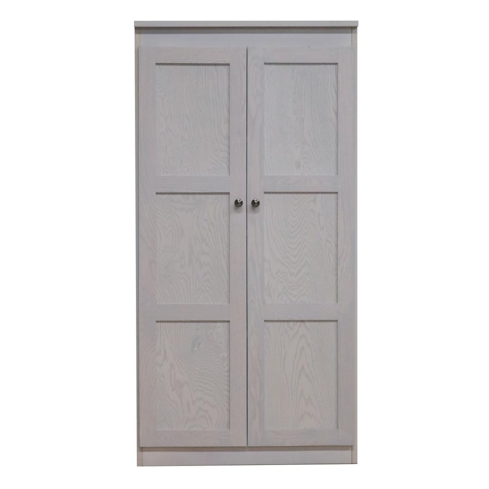 Concepts In Wood Wood Storage Cabinet 60 In With 4 Shelves