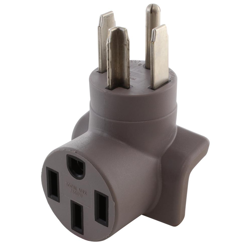 Ac Works Ac Connectors Ev Charging Adapter Nema 14 30p 4 Prong Dryer Plug To Tesla Electrical Vehicle Charging