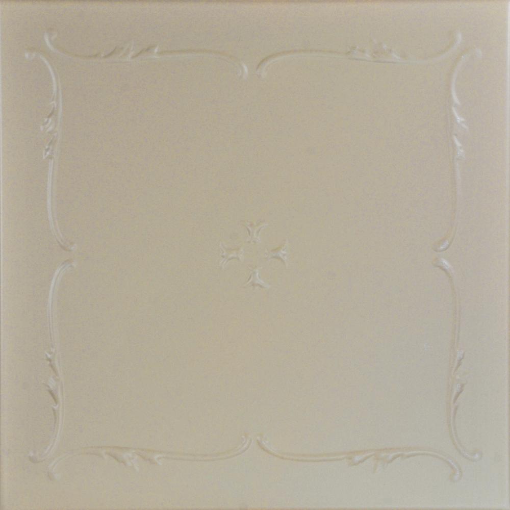 A La Maison Ceilings Spring Buds 1 6 Ft X 1 6 Ft Foam Glue Up Ceiling Tile In Lenox Tan